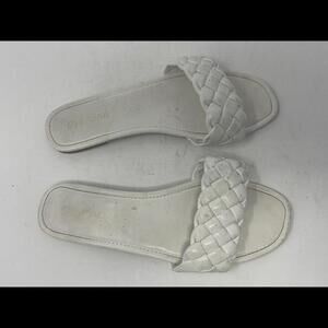 Ladies Rogue Slides White Size 12 New In Pack